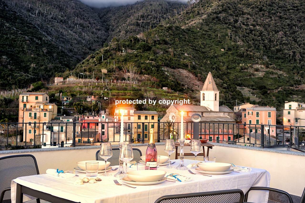 Luxury Penthouse Sea View Villa Corniglia Exterior foto